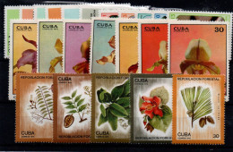 Cuba Nº 1556/62, 1779/84, 1794/98, 1861/5. Año 1972/75 - Unused Stamps