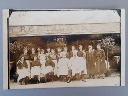 Carte Photo , Restaurant , Auberge Des Champs Elysées , Fleurus  , Rare - Fleurus