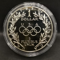 1 DOLLAR BE ARGENT 1988 S OLYMPIADES JO USA / PROOF SILVER - Non Classés