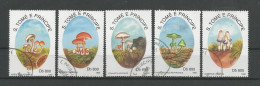 St Tome E Principe 1993 Mushrooms Y.T. 1147/1151 (0) - Sao Tome Et Principe