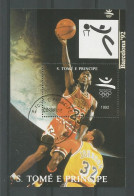 St Tome E Principe 1992 Basket-ball S/S Y.T. BF 128C  (0) - Sao Tome Et Principe