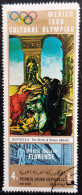 Yémen Du Nord 1969 Airmail - Mexico, 1968 - Olympiade Culturelle - Galerie Des Offices, Florence Stampworld N° 873 - Yemen