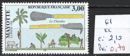 MAYOTTE 61 ** Côte 2.10 € - Nuovi