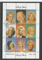 St Tome E Principe 1994 Marilyn Monroe Sheet  Y.T. 1203/1211 (0) - Sao Tome Et Principe