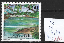 MAYOTTE 70 ** Côte 4.80 € - Nuovi