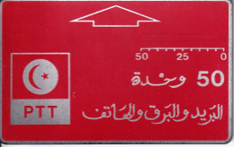 TARJETA DE TUNEZ DE PTT DE 50 UNITS (T1 010 338) - Tunisie