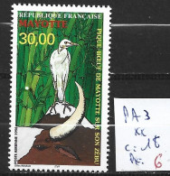 MAYOTTE PA 3 ** Côte 18 € - Airmail