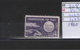 PRIX FIXE Obl  708 YT 803 MIC 1173 SCO 1172 GIB Communications For Peace 1960 Etats Unis 58A/09 - Used Stamps