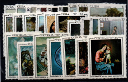 Cuba Nº 1284/90, 1649/55, 2099/104. Año 1969/79 - Unused Stamps