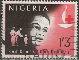 NIGERIA 1963 Centenary Of Red Cross - 1s.3d. Patient And Emblem FU - Nigeria (1961-...)