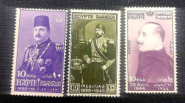 Egypt 1945 , Complete SET Of The Egyptian 3 Kings.. MLH - Unused Stamps