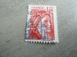 Sabine De Gandon - 1f.40 - Yt 2102 - Rouge - Oblitéré - Année 1980 - - 1977-1981 Sabine (Gandon)