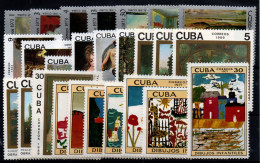 Cuba Nº 1512/18, 1690/6, 2362/7, 2982/7. Año 1971/89 - Nuevos