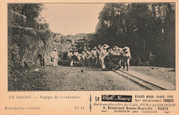 Nouvelle Calédonie - Le Bagne - Equipe De Condamnés  - Publicité - Café Jouve  -  Carte Postale Ancienne - Neukaledonien