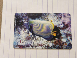 JORDAN-(JO-ALO-0012)-The Undersea-(7)-(1000-293516)-(1JD)-(3/2000)-used Card+1card Prepiad Free - Jordanie