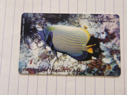 JORDAN-(JO-ALO-0012B)-The Undersea-(12)-(1000-200493)-(1JD)-(3/2000)-used Card+1card Prepiad Free - Jordan