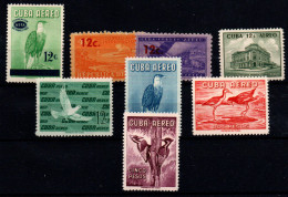 Cuba (aéreo) Nº 198/202C. Año 1959/62 - Poste Aérienne