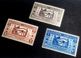 EGYPT 1937, Complete Set Of The OPHTHALMOLOGICAL CONGRESS, MLH - Unused Stamps