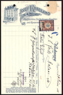 Rechnung Bregenz A. B. 1912, Josef Krauland, Südfrüchten-, Delikatessen-, Kanditen- & Spezereien-Handlung, Geschäft  - Austria