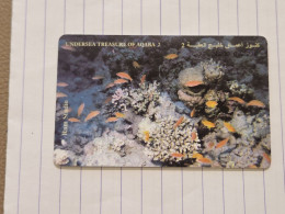 JORDAN-(JO-ALO-0013)-The Undersea 2-(18)-(1200-042236)-(15JD)-(2/2000)-used Card+1card Prepiad Free - Jordanie