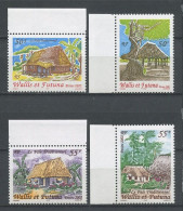 WALLIS FUTUNA 2002 N° 571/574 ** Neufs MNH Superbe C 5,80 € Le Fale Traditionnelle Cases  Houses - Neufs