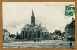 ECLARON  (52) : " PLACE PELLETIER - L'EGLISE " - Eclaron Braucourt Sainte Liviere