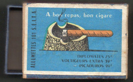 Boite D'Allumettes - A Bon Repas Bon CIGARE - Luciferdozen