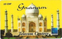 Switzerland: Prepaid Telecom Centers - Gnanam Taj Mahal - Svizzera