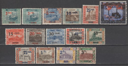 SAAR / SARRE - 1921 - SERIE COMPLETE YT N° 69/82 + 69 * MH  - COTE = 110 EUR. - Unused Stamps