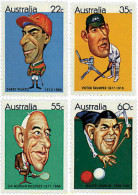 723438 HINGED AUSTRALIA 1981 PERSONALIDADES DEPORTIVAS AUSTRALIANAS - Neufs