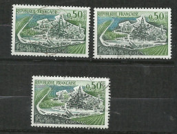 France  N° 1314a Et 1314b Vittel   Oblitérés  B/TB       Le 1314 Type Sur Les Scans Pour Comparer Soldé ! ! ! - Used Stamps