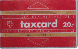 TARJETA DE SUIZA DE TAXCARD DE 20 UNITS (608A) - Svizzera