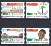 Guinea Ecuatorial 558/561 ** Independencia. 2018 - Guinea Ecuatorial