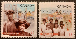 Canada 2014 USED  Sc 2702 -2703,   2 X 63c  Black History - Gebruikt