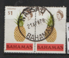 Bahamas 1976  SG 471 $1 Pineapples  Fine Used  Pair - Bahamas (1973-...)