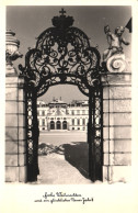 VIENNA, MAIN GATE OF THE BELVEDERE, ARCHITECTURE, STATUE, HOLIDAYS, CELEBRATION, CHISTMAS, AUSTRIA, POSTCARD - Wien Mitte