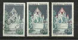 France  N° 1392Aa  Et 1392Ab   Provins     Oblitérés  B/TB       Le 1392 Type Sur Les Scans Pour Comparer Soldé ! ! ! - Used Stamps