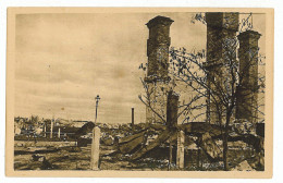 BL 20 - 5884 GRODNO, Belarus, Railway Station Destroyed - Old Postcard - Unused - Belarus