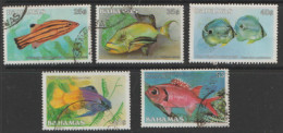 Bahamas 1986 Fishes  Various Values    Fine Used - Bahamas (1973-...)