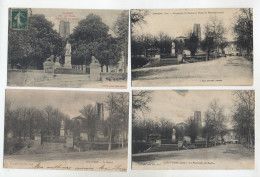 Delcampe - 32 -  LECTOURE - 4 Cartes - Promenade Du Bastion - Voir Scans  - - Lectoure