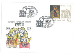 COV 53 - 3009 - 150 De Ani De La Revolutia Din 1848, Romania - Cover - Used - 1998 - Lettres & Documents