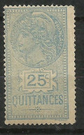 France  Fiscal  Quittances   N° 12    Neuf * *  B/TB     Voir  Scans   Soldé ! ! ! - Timbres