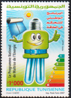 2007-Tunisie / Y&T1589-  Programme National De Maîtrise De L'Energie  - 1V- MNH***** - Elettricità