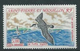 St Pierre Et Miquelon P A N° 72 XX  Faune : Oiseaux, Les Grands Migrateurs : 5 F. Sans Charnière, TB - Andere & Zonder Classificatie