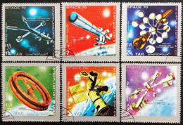 Yémen Du Nord 1970 Space Travel  Stampworld N° 1166 à 1171 - Yemen
