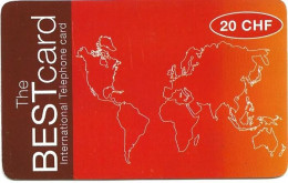 Switzerland: Prepaid The Best Card - Kontinente - Switzerland