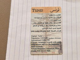 JORDAN-(JO-ALO-0122)-TUNIS-(37)-(tirage-100.000)-(3JD)-(01/2002)-used Card+1card Prepiad Free - Jordanien