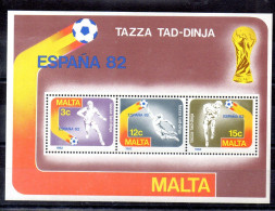 Malta Hoja Bloque Nº Yvert 7 ** - Fußball-Europameisterschaft (UEFA)