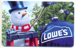 Lowe's, U.S.A., Carte Cadeau Pour Collection, Sans Valeur, # Lowes-71 - Tarjetas De Fidelización Y De Regalo