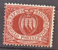 Saint-Marin 1892/94 N°15 (*) TB Cote 160€ - Neufs